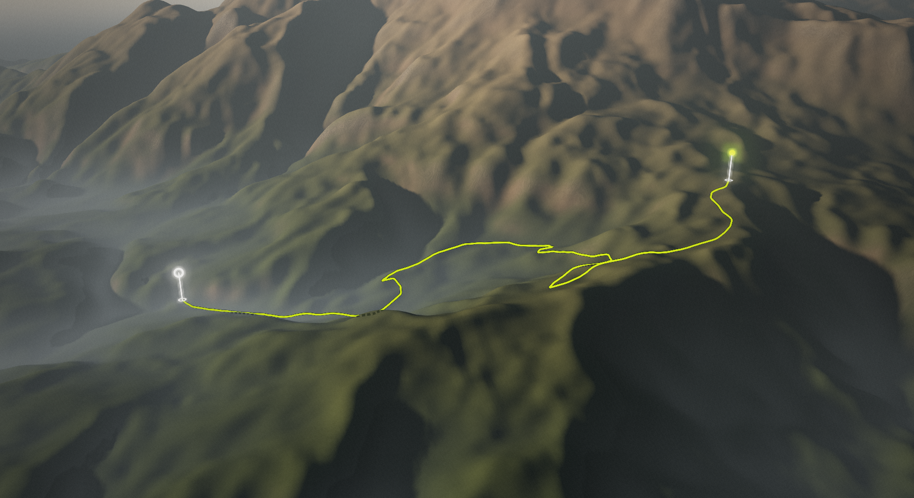 Sele to Šmihel nad Mozirjem Road Ride: the route drawn over its terrain