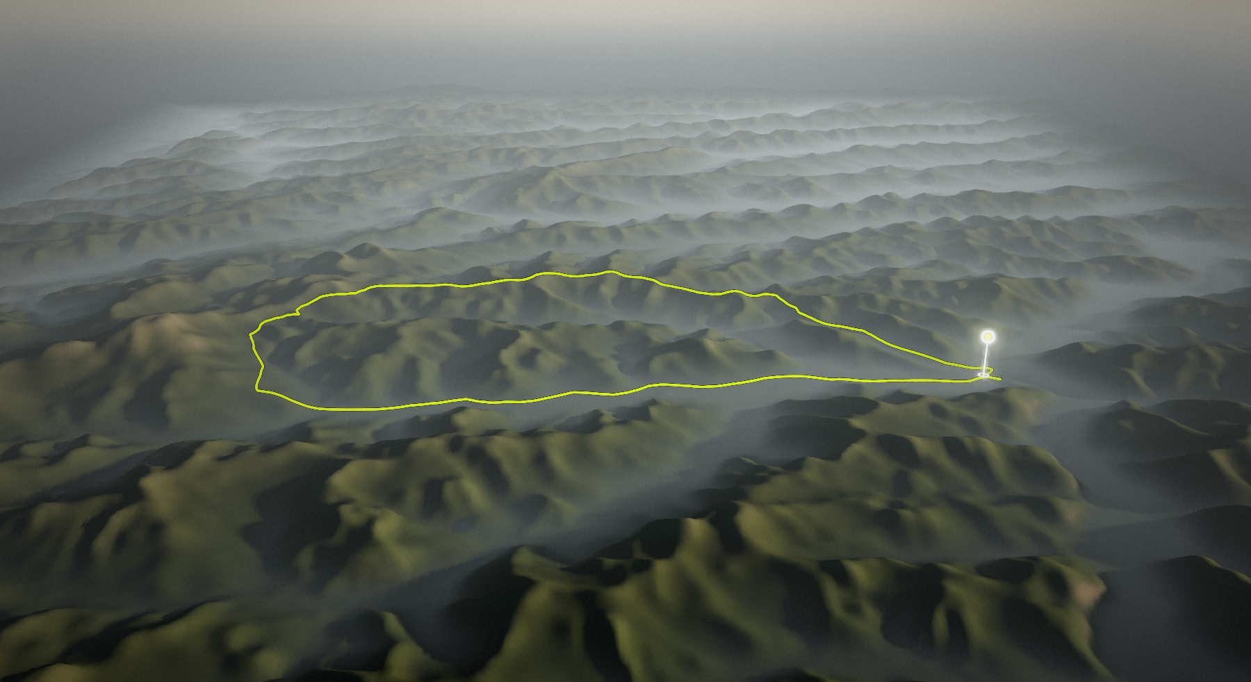 Kungota Panorama Road Ride via Plač: the route drawn over its terrain