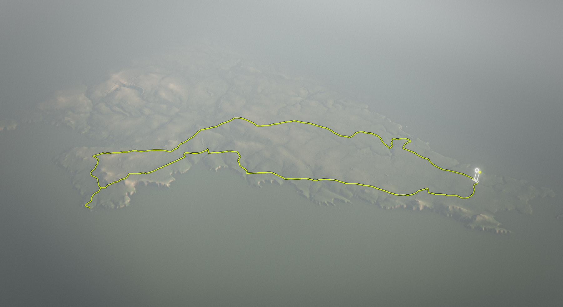 Celtic Coast: the route drawn over its terrain